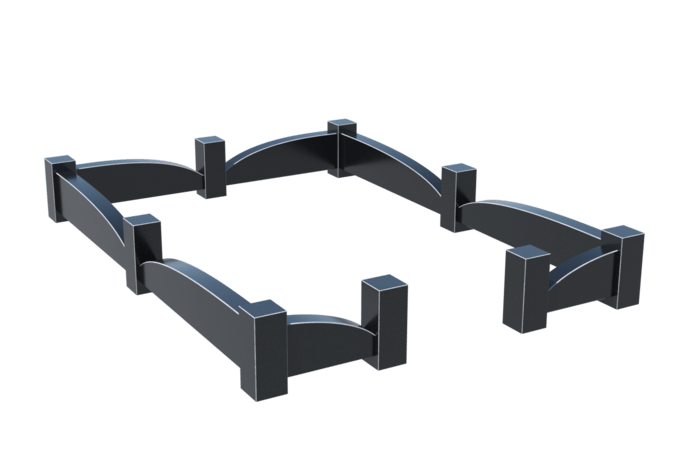 Цоколи на могилу в Подольске | Цоколь на могилу №0038