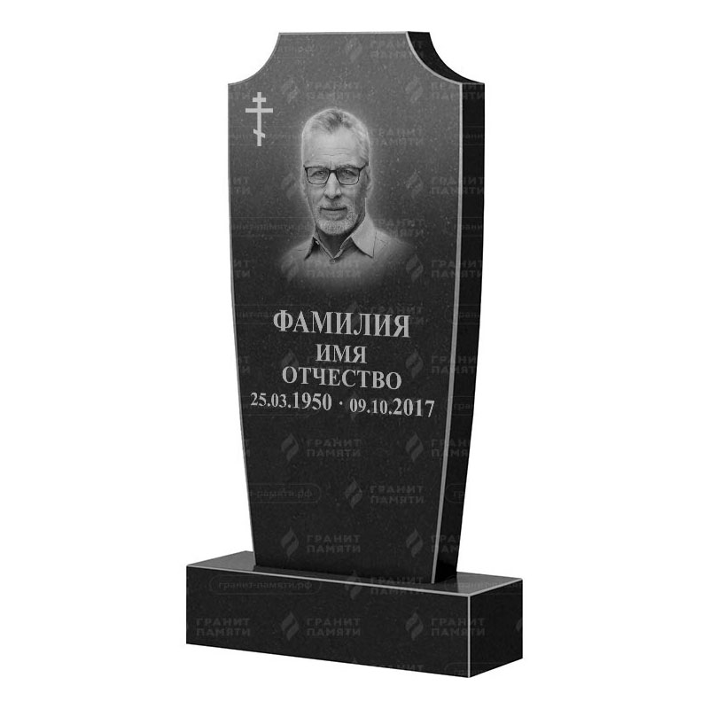 Памятники из гранита вертикальные в Подольске | Гранитный памятник ФГ-010