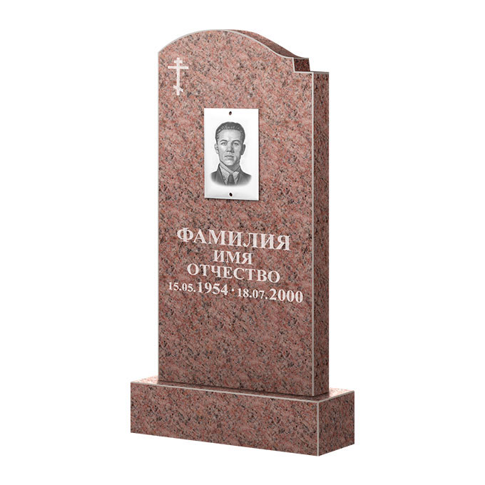 Гранитные памятники в Подольске | Памятник из гранита Розалия Pink ФГЦ-25