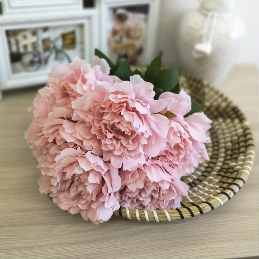 Искусственные цветы в Подольске | Цветы искусственные «Пионы», розовые, букет