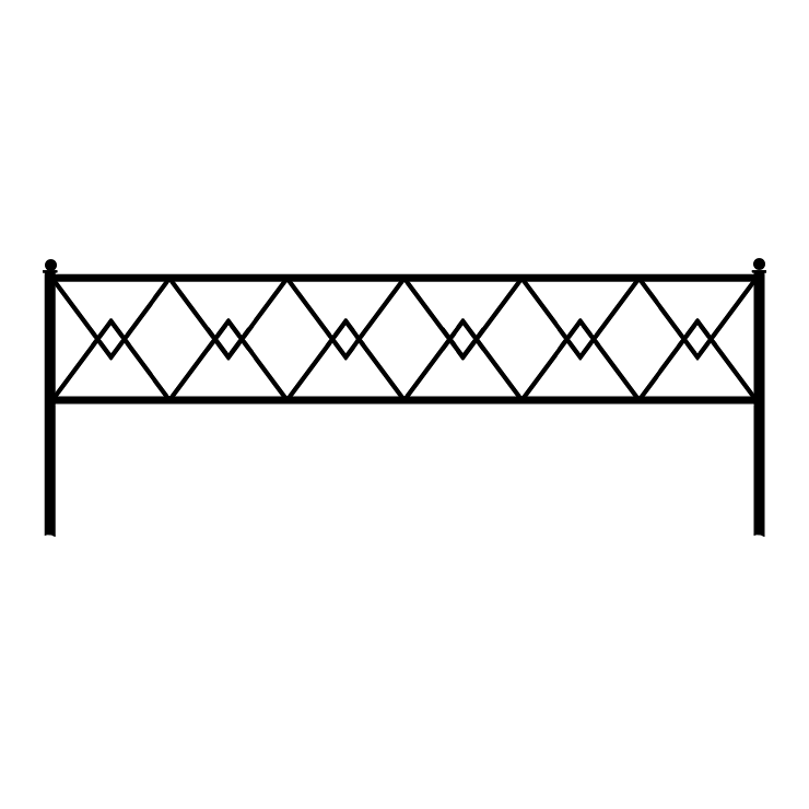 Кованые изделия в Подольске | Кованая оградка ОГ.002