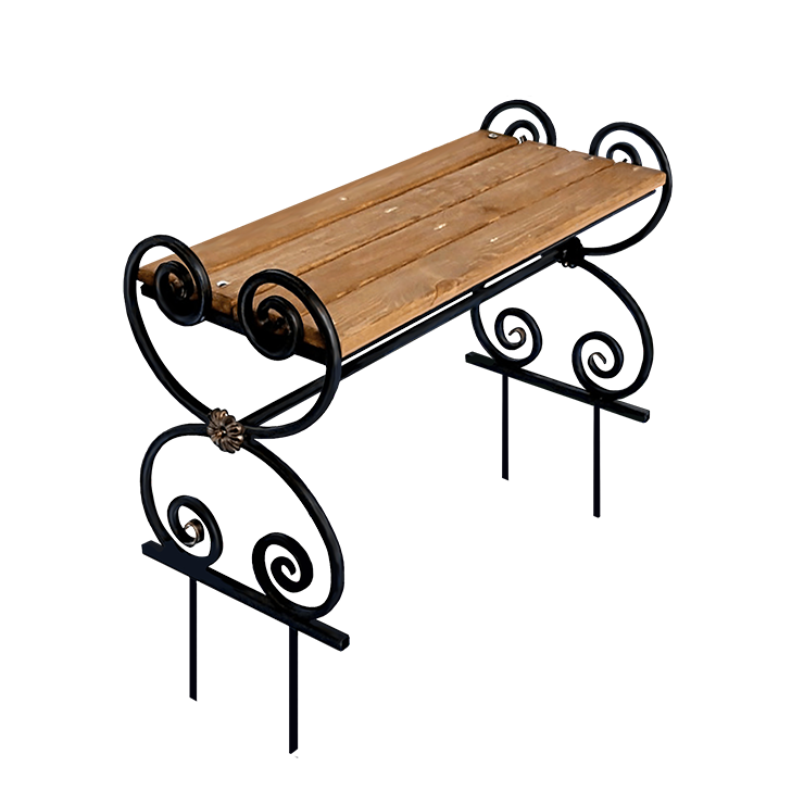 Кованые изделия в Подольске | Кованая скамейка СТ.001