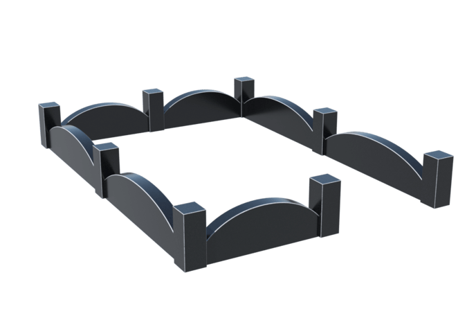 Цоколи на могилу в Подольске | Цоколь на могилу №0001