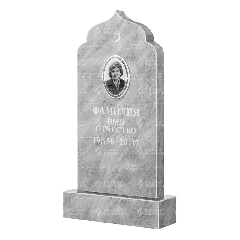 Бюджетные памятники в Подольске | Мраморный памятник ФМ-037