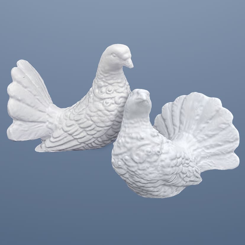 Скульптуры из искусственного мрамора в Подольске | Голубь пара