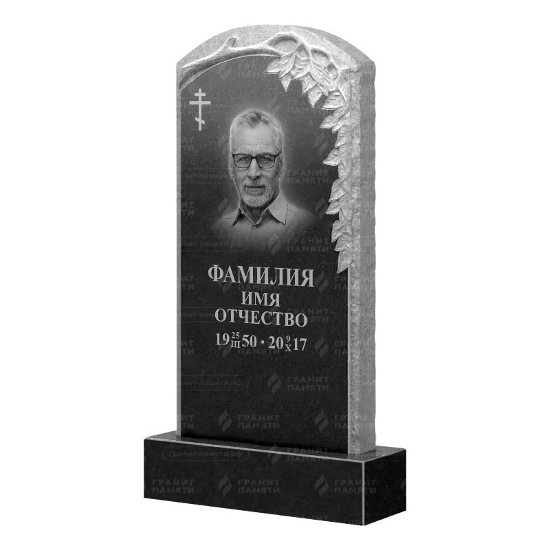 Памятники из гранита с деревом в Подольске | Гранитный памятник ФГ-107