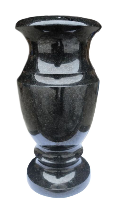 Вазы из камня в Подольске | Ваза гранитная «Габбро 30»