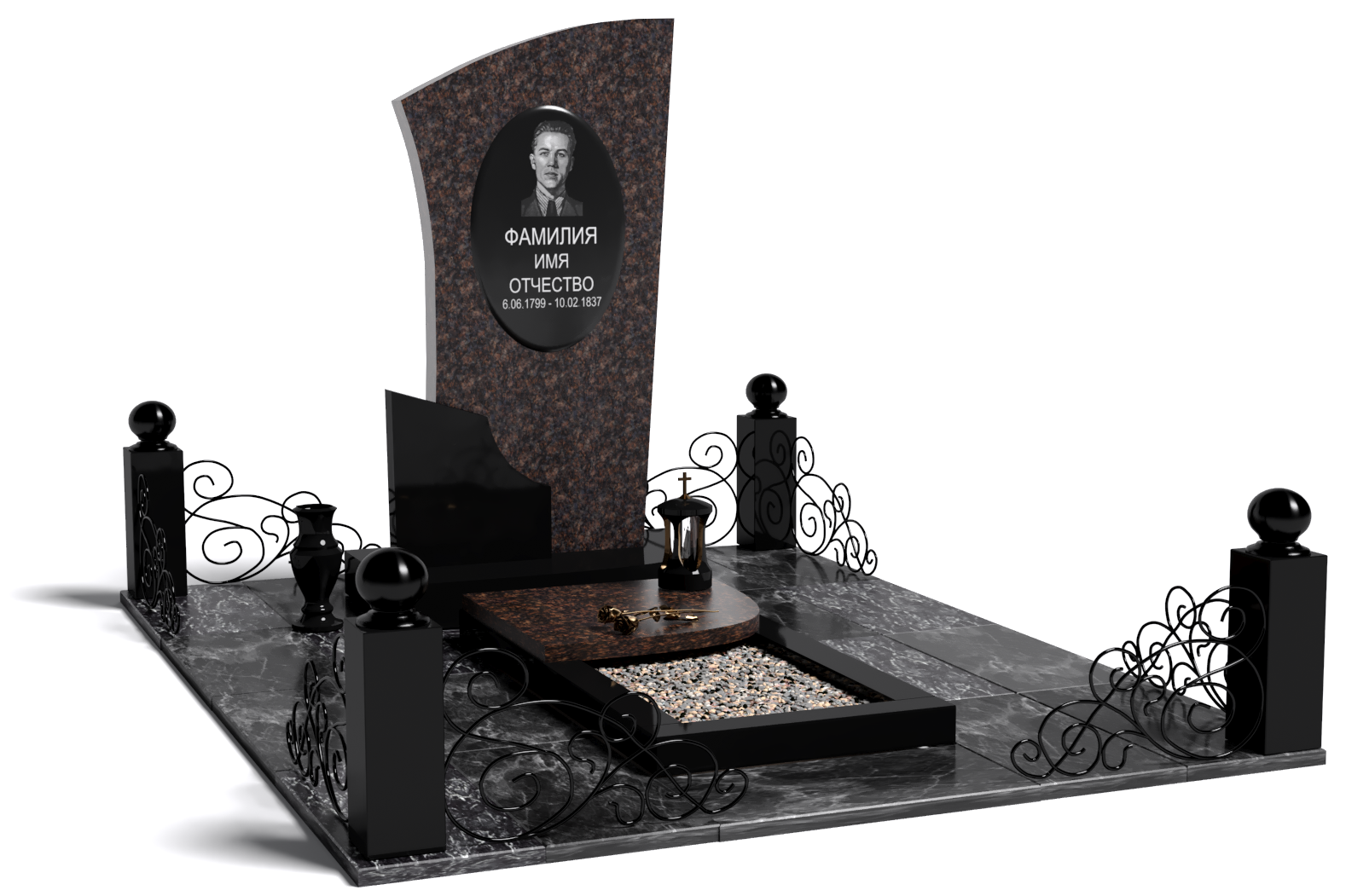 Одинарные мемориальные комплексы в Подольске | Мемориальный комплекс №12