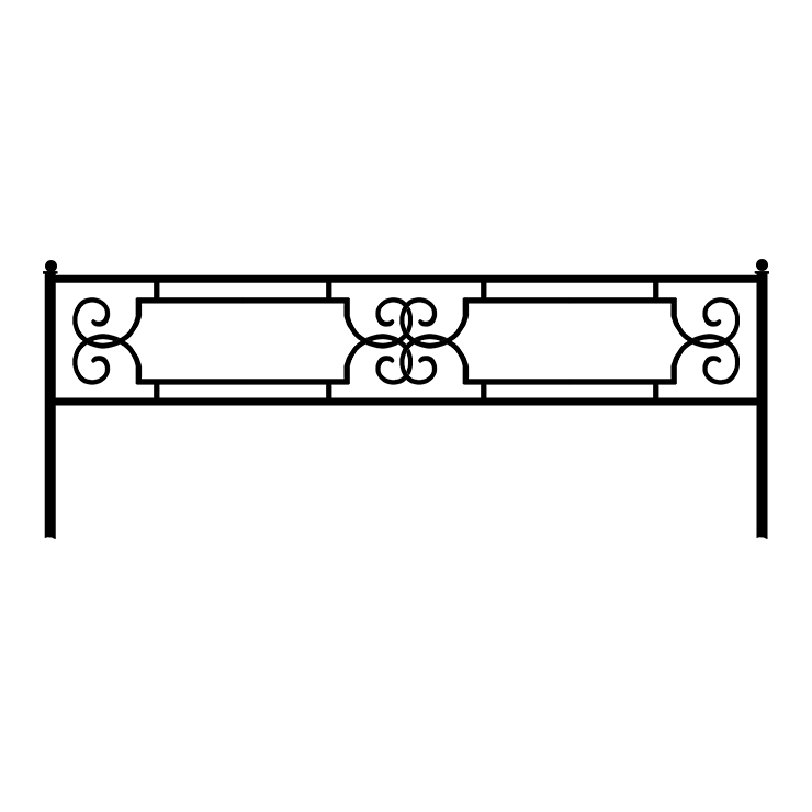Кованые изделия в Подольске | Кованая оградка ОГ.004