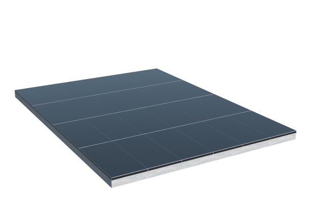 Площадки на могилу в Подольске | Площадка с облицовкой гранитом Габбро