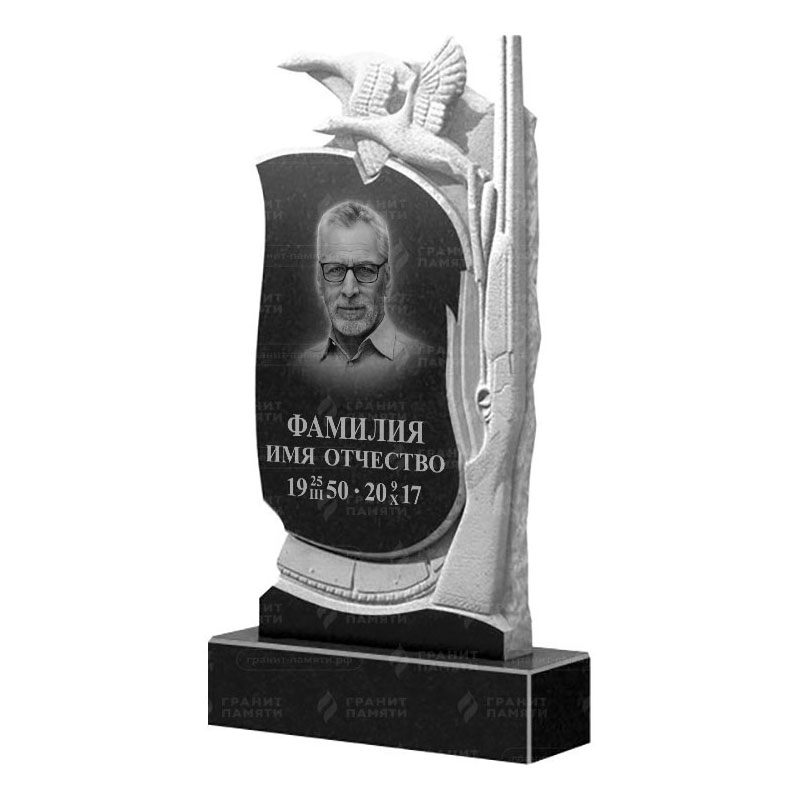 Памятники из гранита резные в Подольске | Гранитный памятник ФГ-122