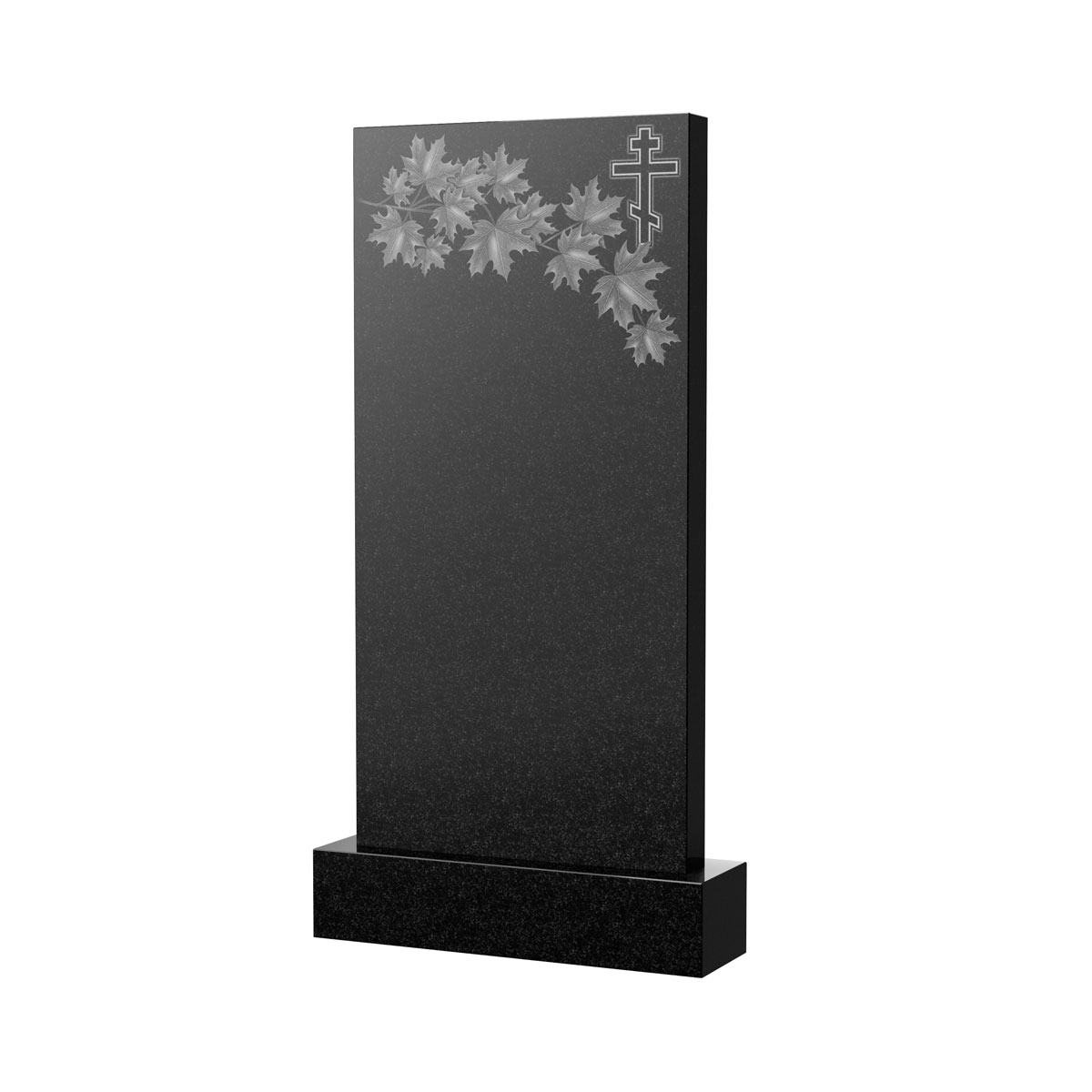 Гравировка на памятник в Подольске | Художественное оформление на гранитную стелу, рисунок ВХО-031