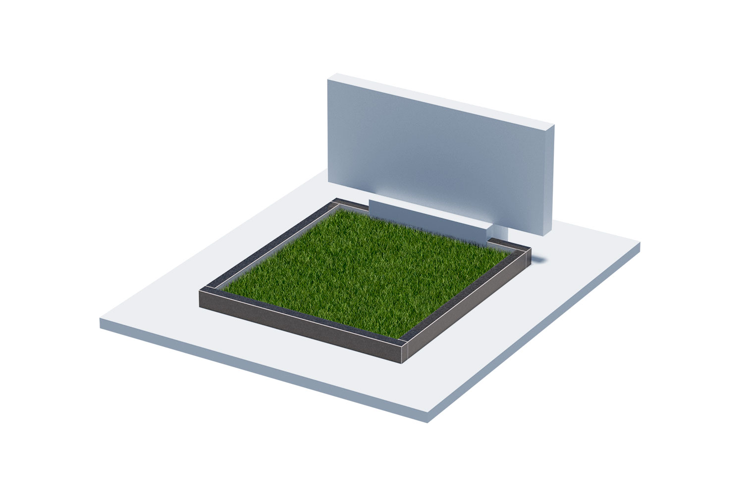 Цветники и надгробные плиты в Подольске | Цветник Общий