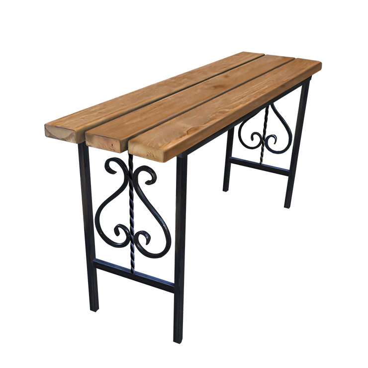 Кованые изделия в Подольске | Кованая скамейка СТ.003