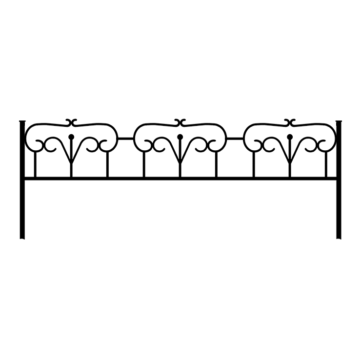 Металлические оградки, столы, скамейки в Подольске | Оградка №2