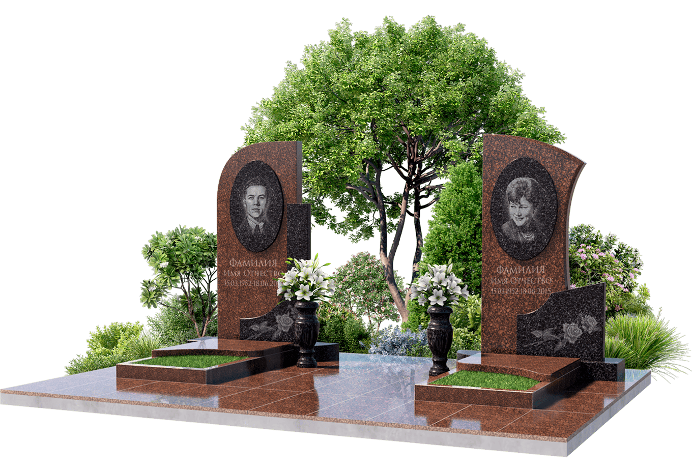 Уход и озеленение мест захоронений в Подольске