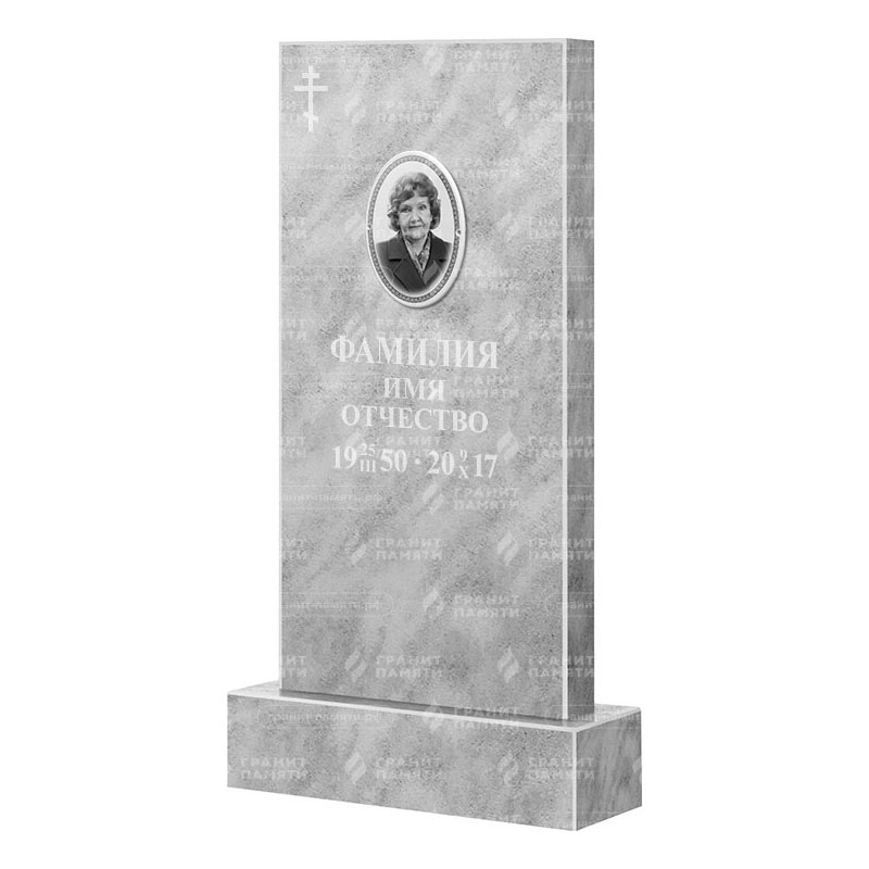 Памятники из мрамора в Подольске | Мраморный памятник, прямой