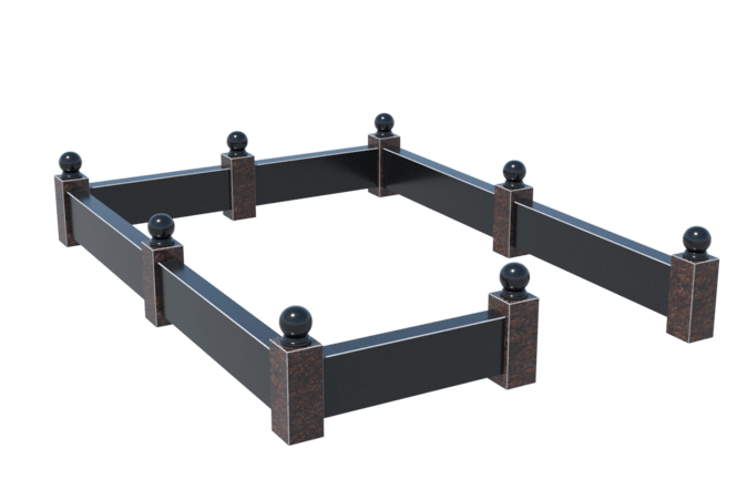 Цоколи на могилу в Подольске | Цоколь на могилу №0035