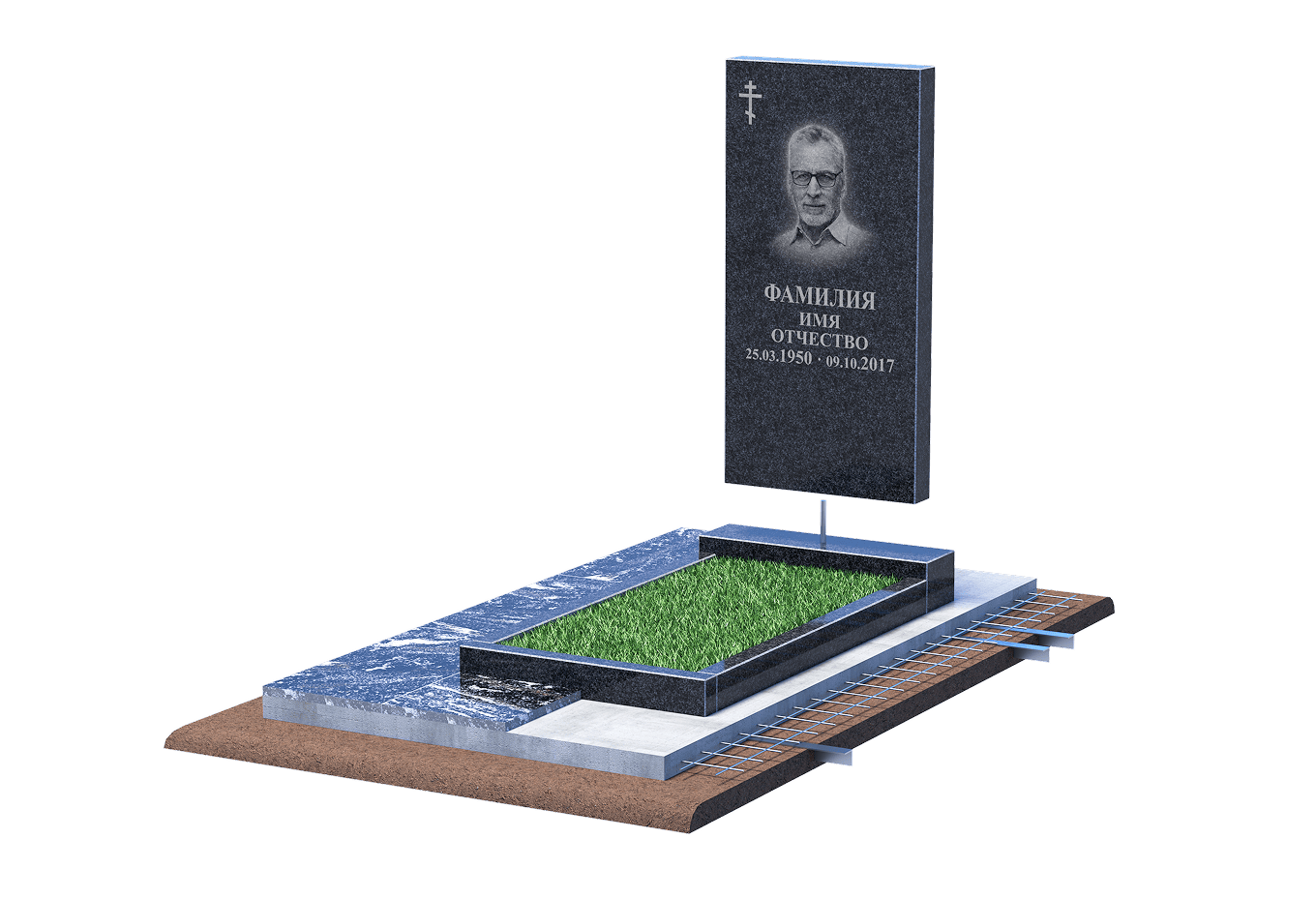 Установка памятника в Подольске