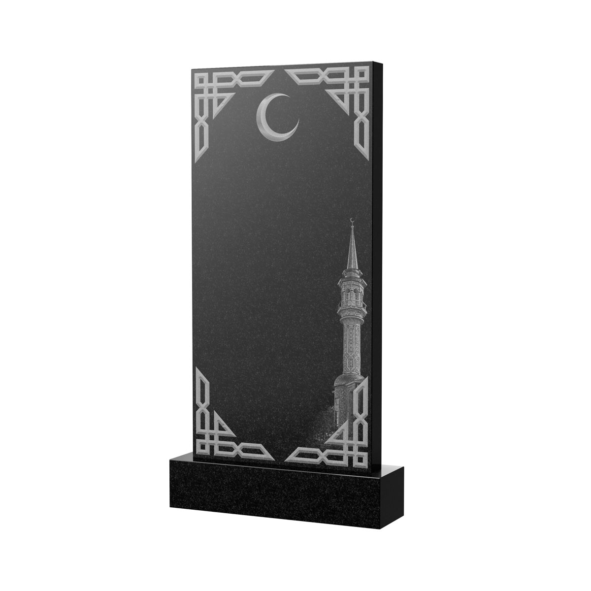 Гравировка на памятник в Подольске | Художественное оформление на гранитную стелу, рисунок ВХО-040