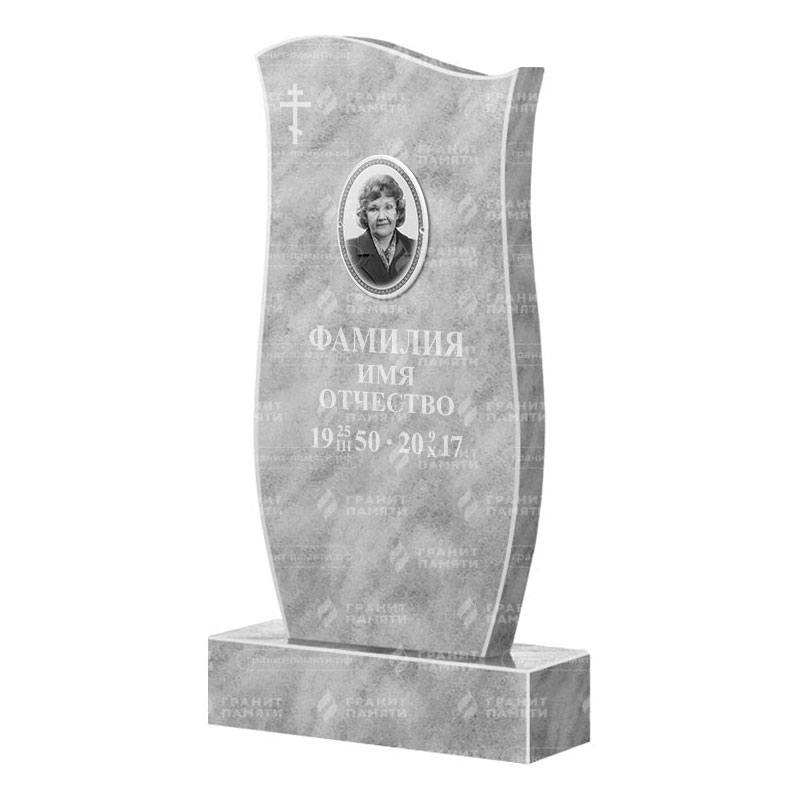 Бюджетные памятники в Подольске | Мраморный памятник ФМ-033