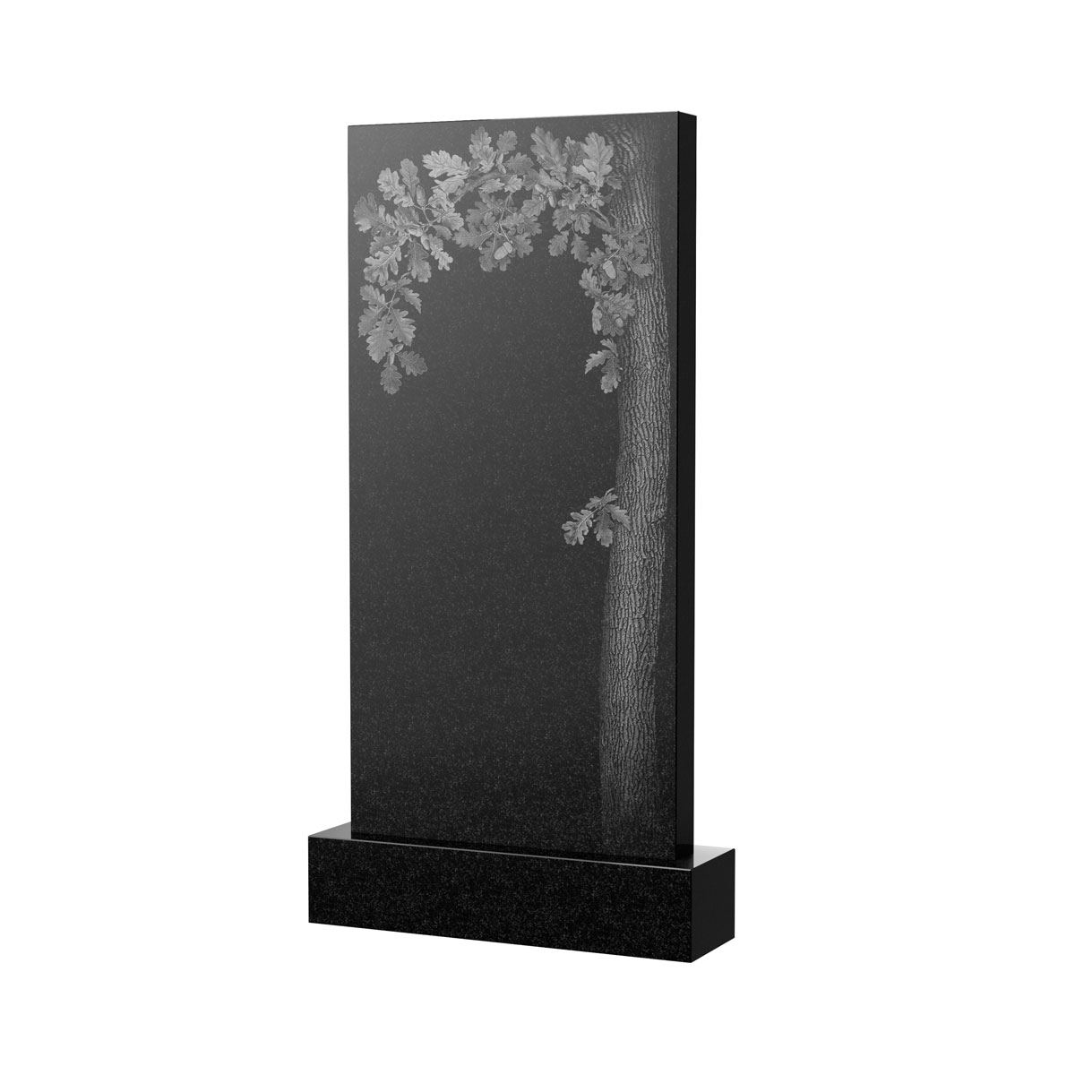 Гравировка на памятник в Подольске | Художественное оформление на гранитную стелу, рисунок ВХО-053