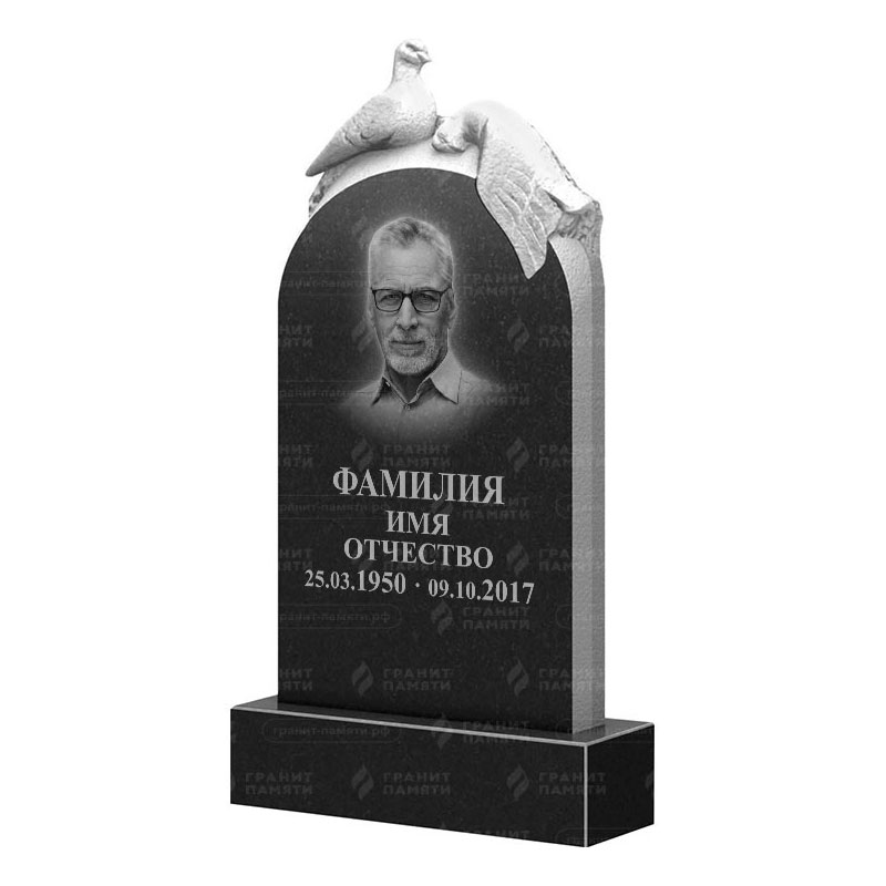 Памятники из гранита с птицами в Подольске | Гранитный памятник ФГ-109