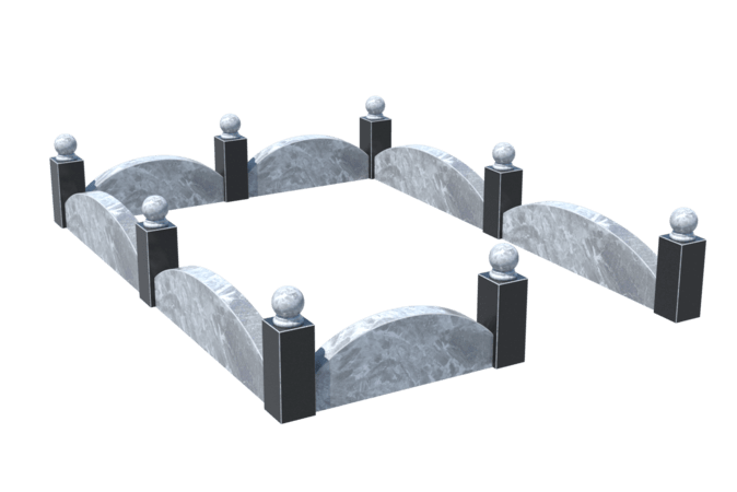 Цоколи на могилу в Подольске | Цоколь на могилу №0003