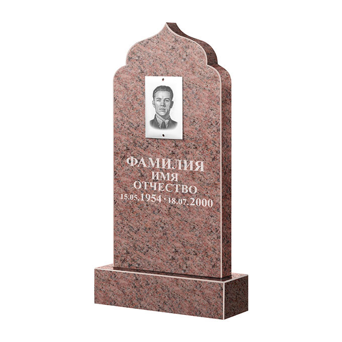 Гранитные памятники в Подольске | Памятник из гранита Розалия Pink ФГЦ-037