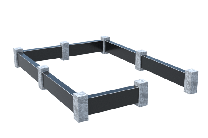 Цоколи на могилу в Подольске | Цоколь на могилу №0032