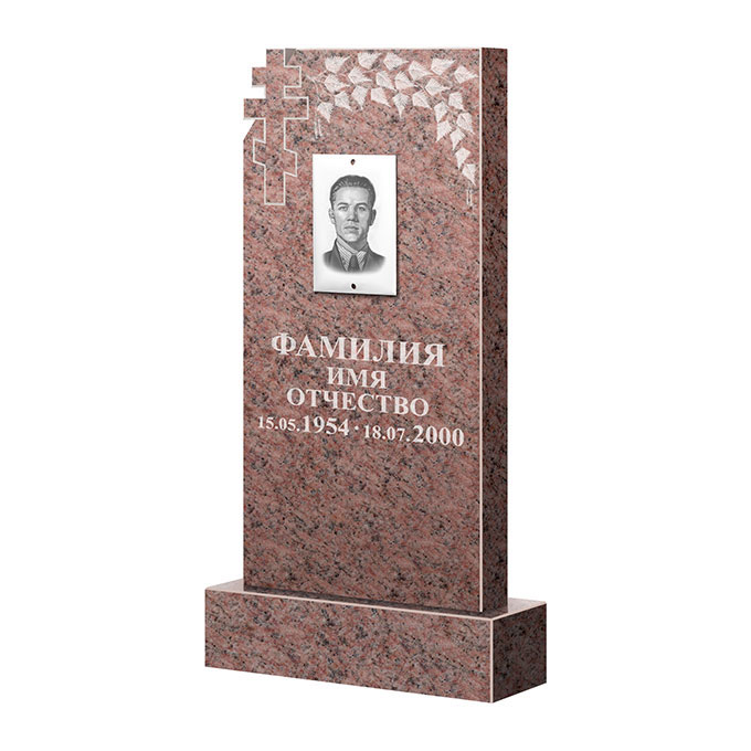 Гранитные памятники в Подольске | Памятник из гранита Розалия Pink ФГЦ-202