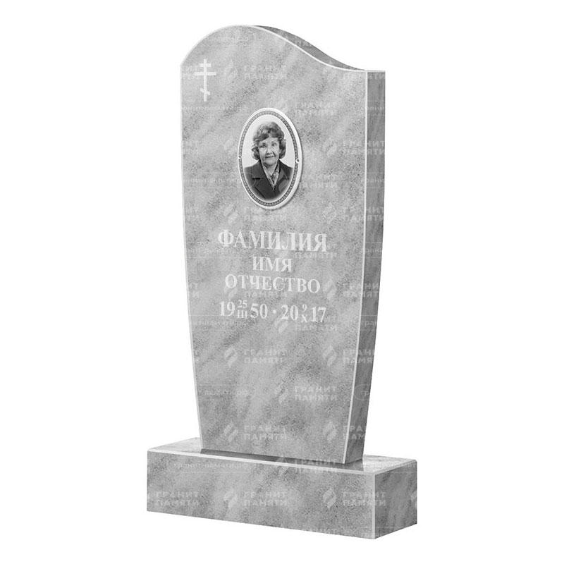 Бюджетные памятники в Подольске | Мраморный памятник ФМ-031