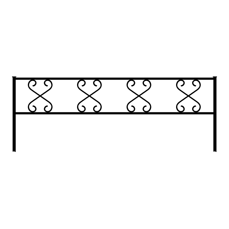 Металлические оградки, столы, скамейки в Подольске | Оградка №1
